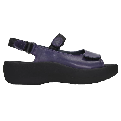 Wolky Jewel Purple Leather Sandal (Women's) | Mar-Lou Shoes