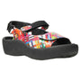 Wolky Jewel Multicolor Van Gogh Print Leather Sandal (Women's)
