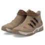 Rieker Angela 83 Fango/Leo/Nuss Bootie (Women's)