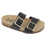 Sabatini Ines 4700 Cervo Black Leather Sandal (Women's)