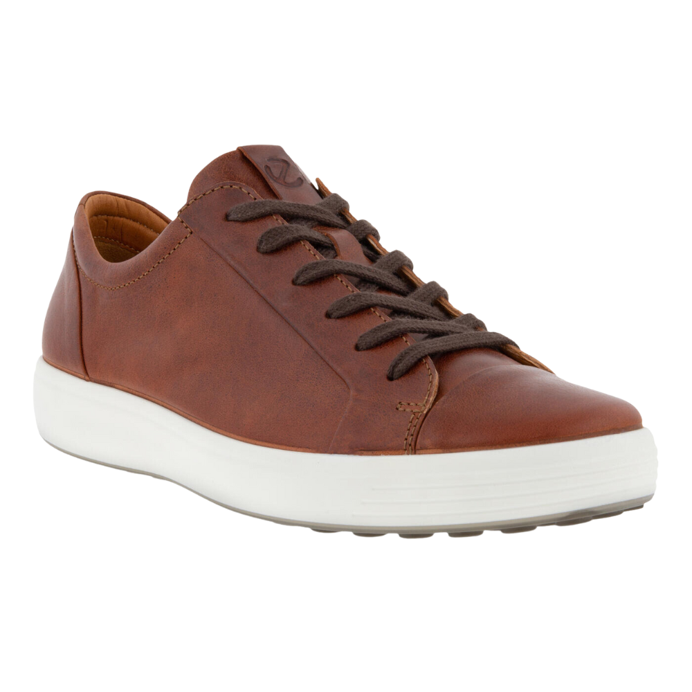 Ecco Soft 7 City Cognac Sneaker (Men's) | Mar-Lou Shoes