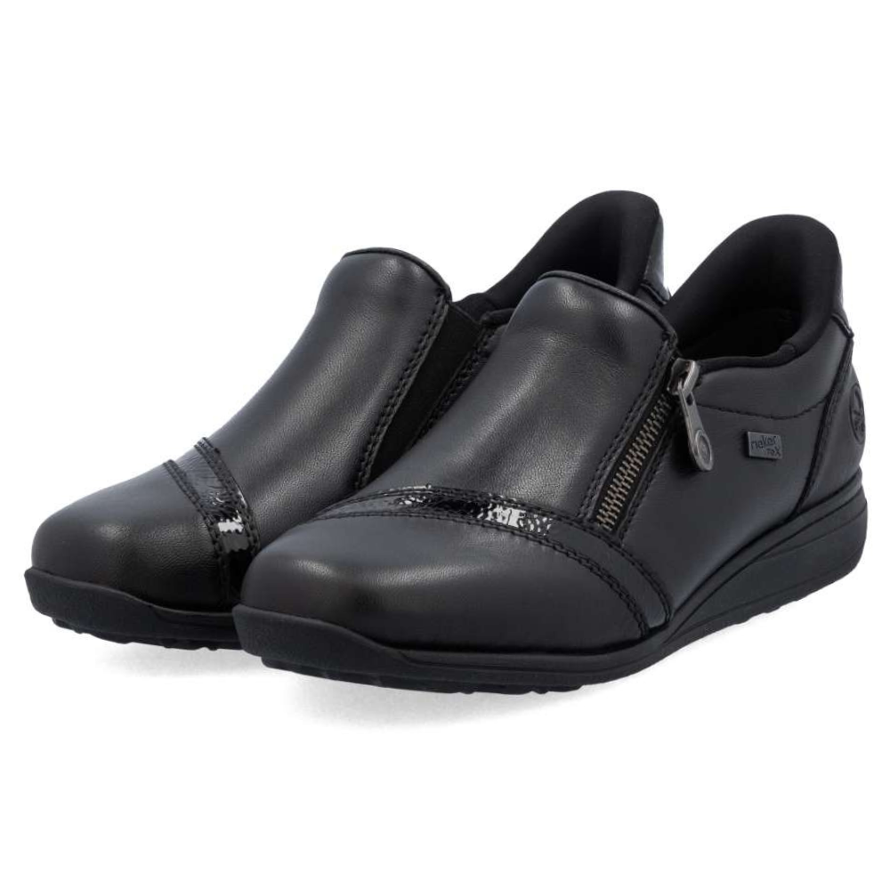 women's black sheath dress Rieker Donna 64 Black Shoe (Women's)
