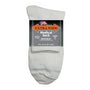 Extra Wide Medical Quarter White Socks Medium