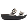 Wolky Tuvalu Metallic Shimmer Leather Sandal (Women's)