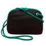 ili New York Dome Black/Aqua Crossbody with Grommet (Women's)