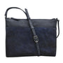 ili New York Slim Suede Classic Navy Crossbody with Gusset (Women's)