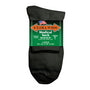 Extra Wide Medical Quarter Black Socks Large