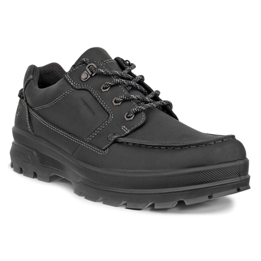 Ecco Rugged Track Waterproof Black Nubuck Shoe (Men's) Mar-Lou