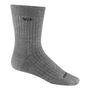 Wide Open Socks Solid Midweight Micro Crew Light Grey (Men's)