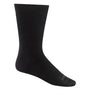 Wide Open Socks Solid Lightweight Crew Black (Men's)