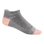 Wide Open Socks Solid Lightweight Ankle Light Gray (Women's)