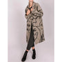 La Maison Long Coat with Face Print Beige (Women's)