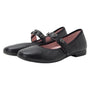 Alegria Audree Black Leather Flat Shoe (Women's)