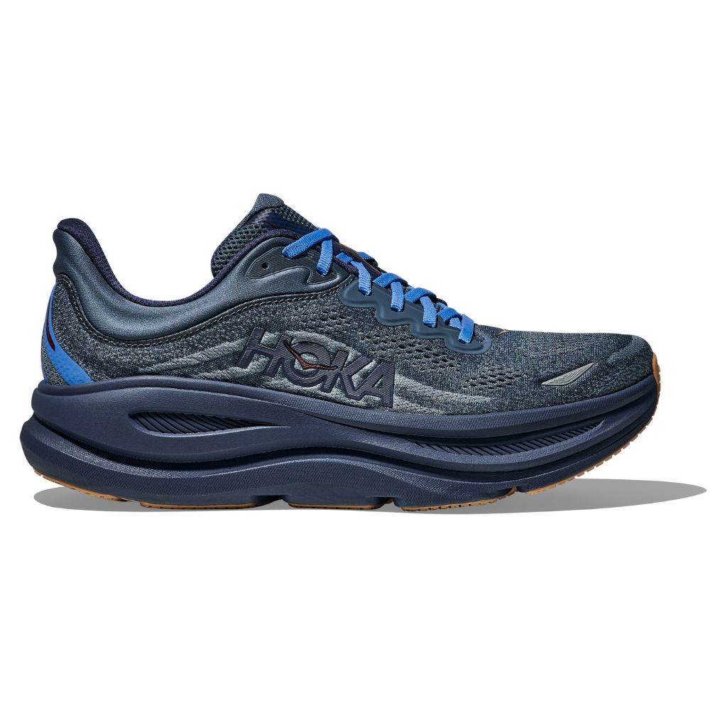 Hoka Bondi 9 Faded Navy/Slate Blue Running Shoe (Men's) | Mar-Lou
