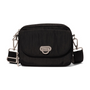 Baggallini Coastal Flip Lock Camera Black Crossbody Bag (Women's)