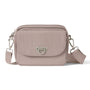 Baggallini Coastal Flip Lock Camera Moonrock Crossbody Bag (Women's)