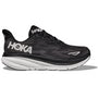 Hoka Clifton 9 Running Shoe Black/White (Men's)