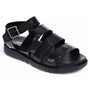 Revere Costa Rica Black 4-Strap Sandal (Women's)