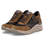 Remonte Eleni 23 Black Gold/Antik Wedge Shoe (Women's)