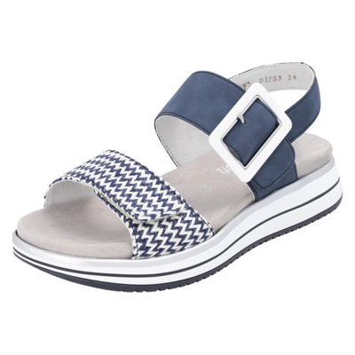 Remonte Jocelyn D1J53 Jeans Leather Sandal (Women's) | Mar-Lou Shoes