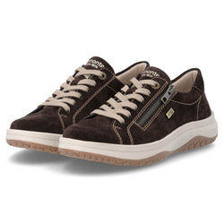 Remonte Maditta 00 Cigarre Leather Sneaker (Women's) | Mar-Lou Shoes