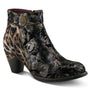 L'artiste By Spring Step Dessalyn Pewter Multi Leather Bootie (Women's)