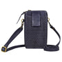 Milo Ella Navy Leather Crossbody Bag (Women's)