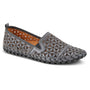 Spring Step Flowerflow Charcoal Leather Slip-On Shoe (Women's)