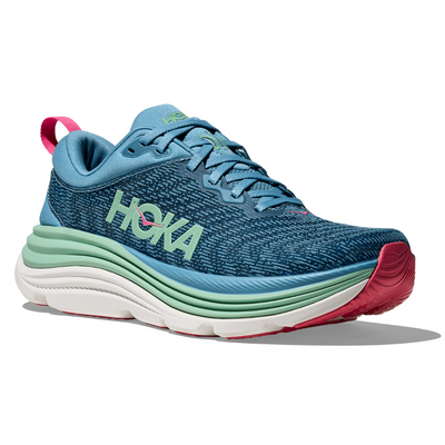 Hoka Gaviota 5 Alpine Blue/Jadeite Running Shoe (Women's) | Mar-Lou Shoes