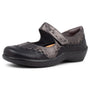Ziera Gummibear Black/Antique Pewter Mary Jane (Women's)