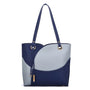Mellow World Itzel Color Block Navy Tote (Women's)