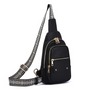 Mellow World Arden Two Compartment Black Sling Bag (Women's)