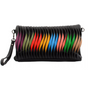 Mellow World Rainbow Twist Crossbody Black Wristlet (Women's)