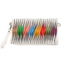 Mellow World Rainbow Twist Crossbody White Wristlet (Women's)