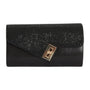 Nima Accessories Rhinestone Flap Black Evening Clutch (Women's)