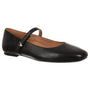 Vionic Alameda Black Leather Flat Shoe (Women's)