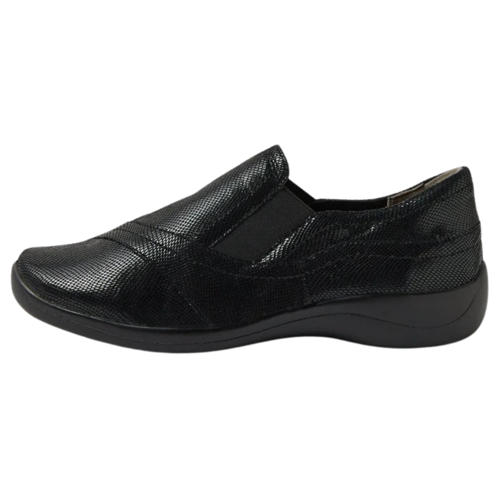 ziera dress shoes Ziera Java Black Lizard Slip-On (Women's)
