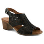 Spring Step Kovach Black Leather Sandal (Women's)