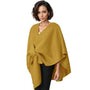 Magic Scarf Luxury Wool Feel Loop Mustard Cape