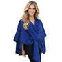 Magic Scarf Luxury Wool Feel Loop Royal Blue Cape