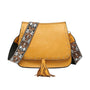 Jen & Co Bailey Vegan Mustard Crossbody Bag (Women's)