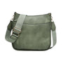 Jen & Co Chloe Vegan Basil Crossbody Bag (Women's)