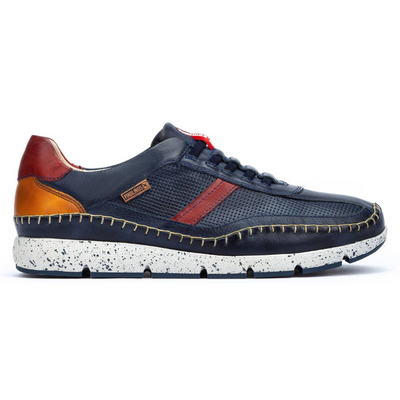 Pikolinos Fuencarral Blue Leather Sneakers (Men's) | Mar-Lou Shoes