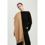 Look by M Soft Basic Camel Cashmere Scarf (Women's)