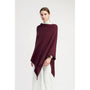 Look by M Basic Triangle Poncho Raisin (Women's)