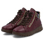 Rieker Heike 05 Vino/Orange Multi Zip Boot (Women's)