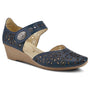 Spring Step Nougat Navy Leather Mary Jane Shoe (Women's)