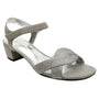 David Tate Rain Silver Heel Sandal (Women's)