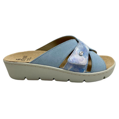 Sabatini Simona Cielo Camoscio/Graffiti Sandal (Women's) | Mar-Lou Shoes