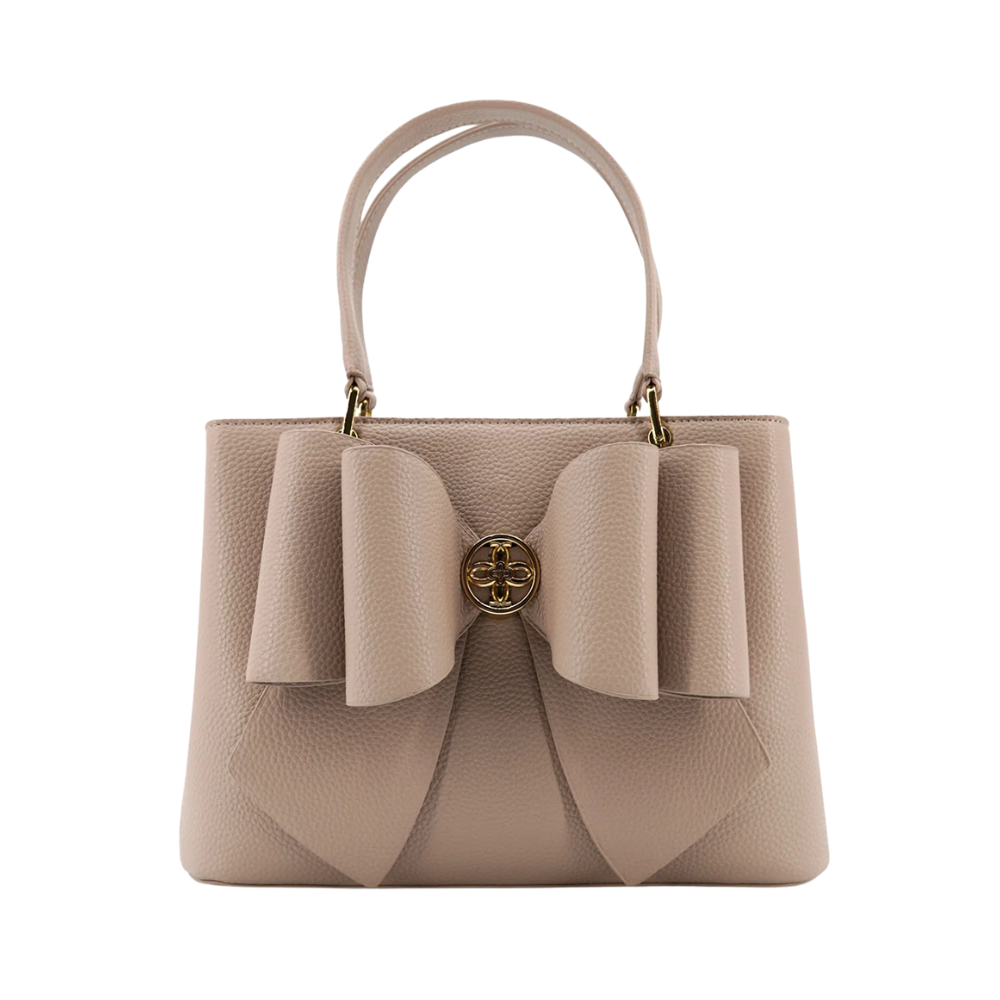 Like Dreams Jesse Bow Beige Vegan Crossbody Bag (Women's) Mar